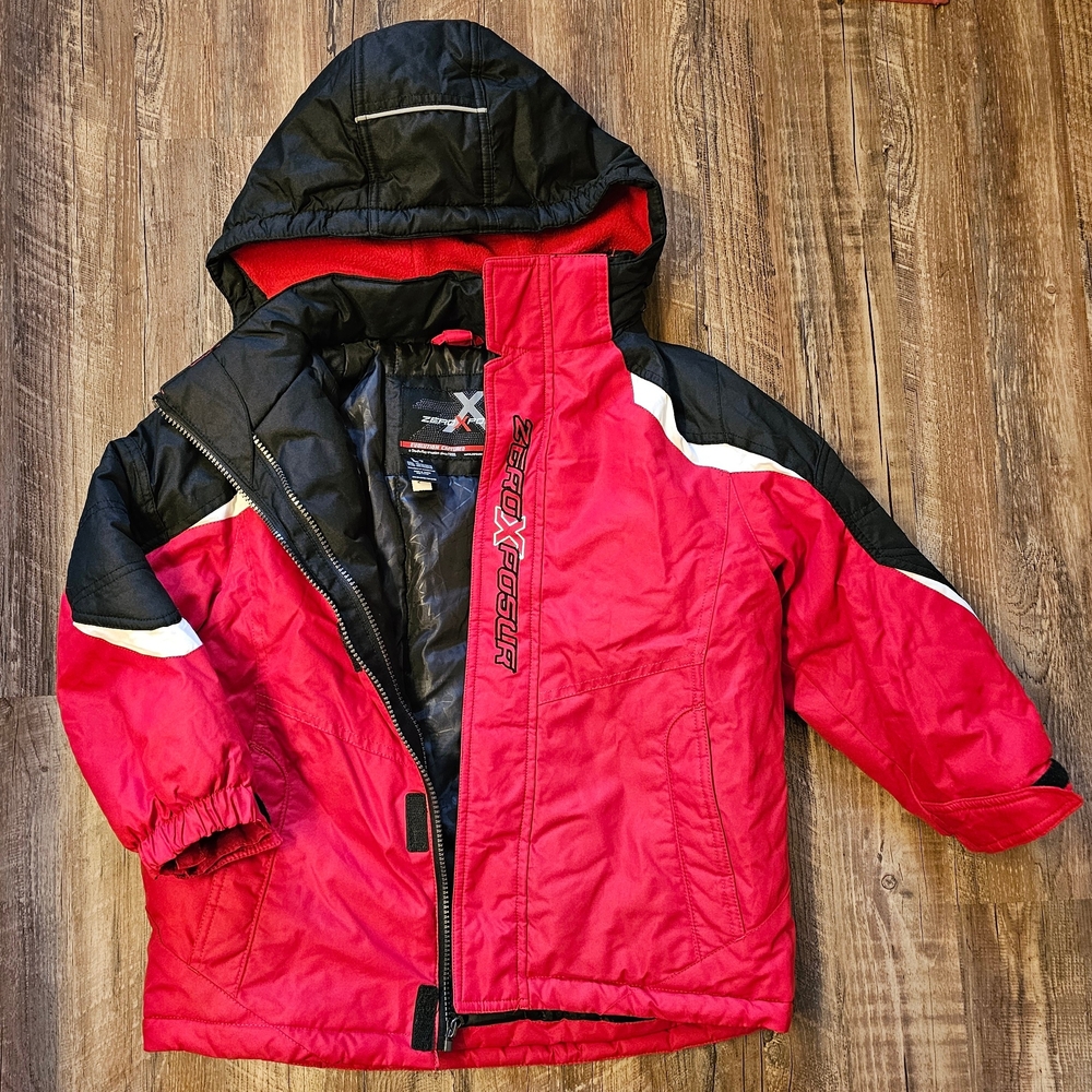 Youth Boy Size 7 Red ZeroXPosur Puffer Jacket